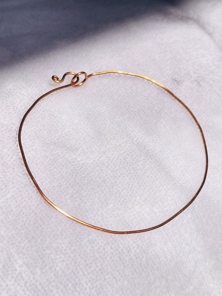 Copper Bracelet for Arthritis Relief Wire Wrapped Bangle
